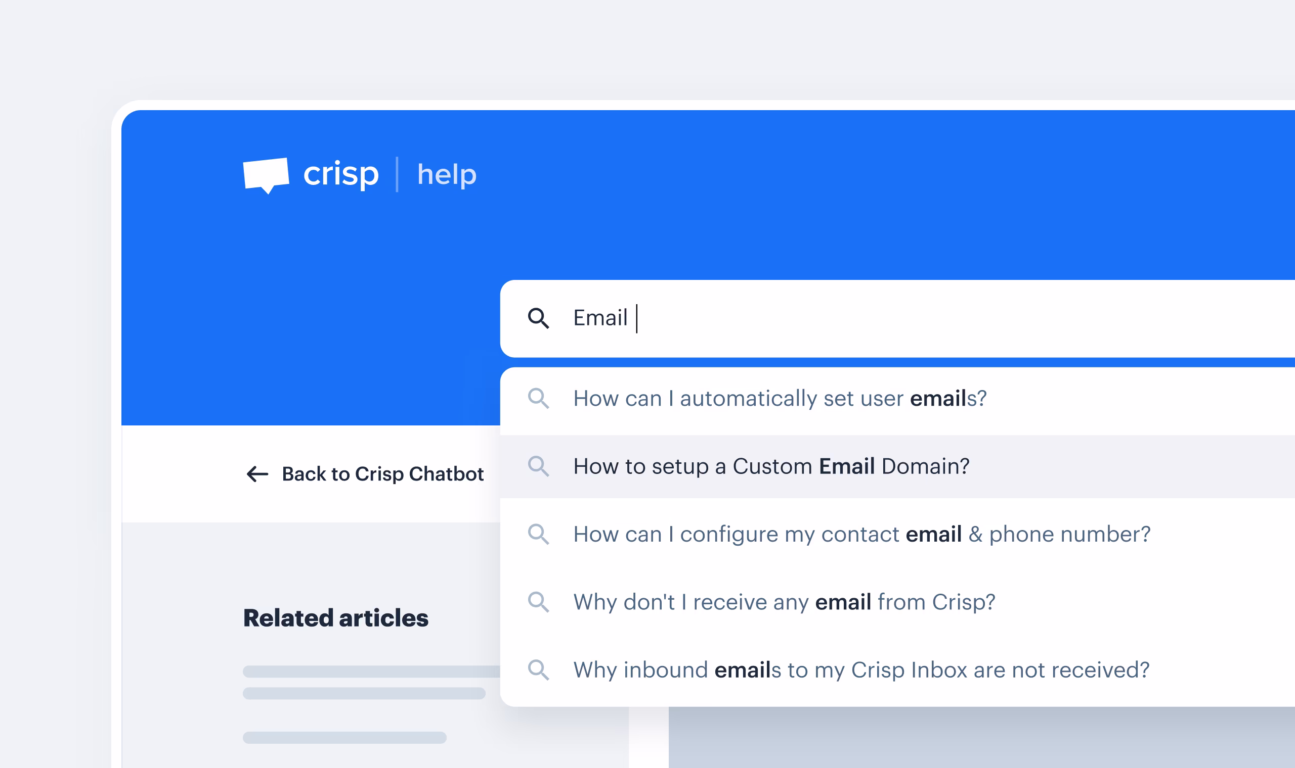 Crisp help desk