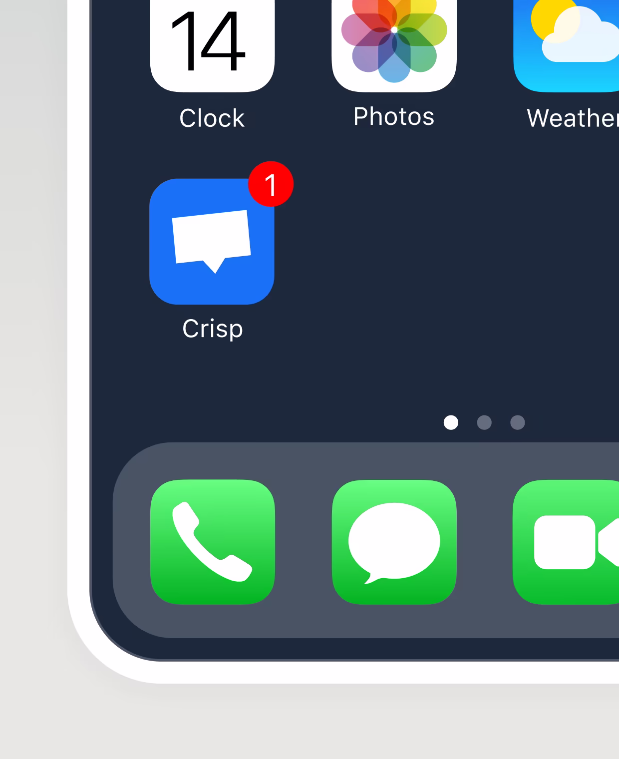 Crisp app icon