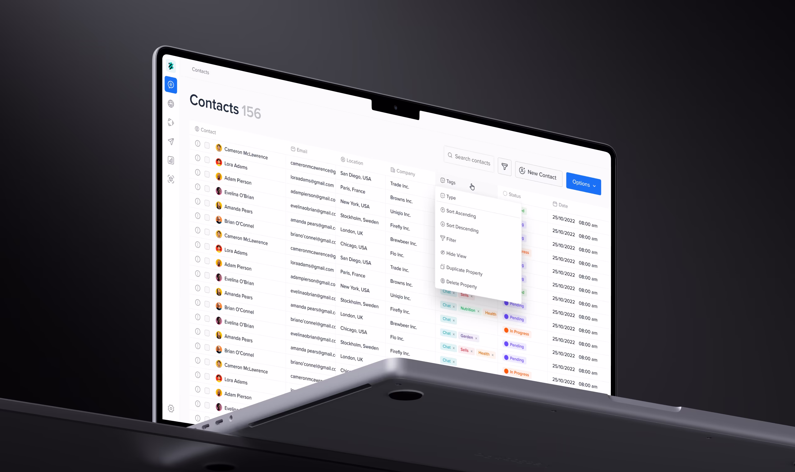 Crisp product mockup