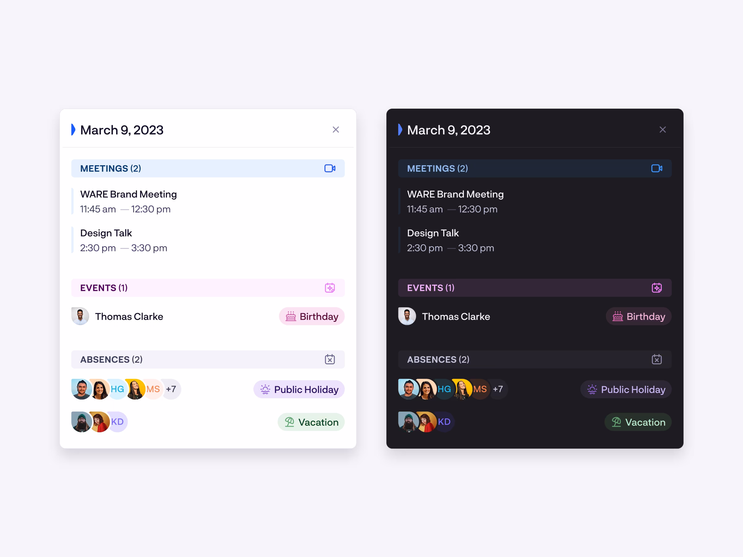 Rock HR platform interface